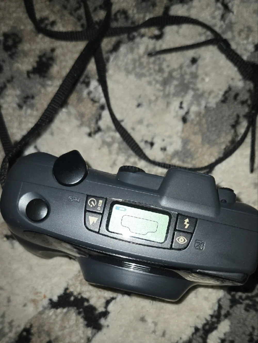 Pentax Black Point-and-Shoot Film Camera with Zoom Lens